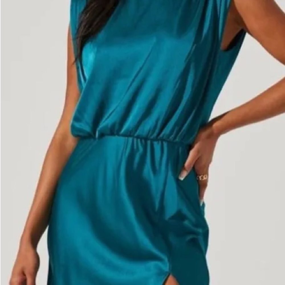 ASTR Teal Dress